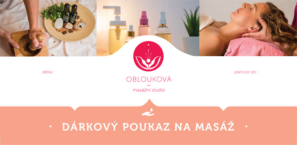 masáže Praha - dárkový poukaz